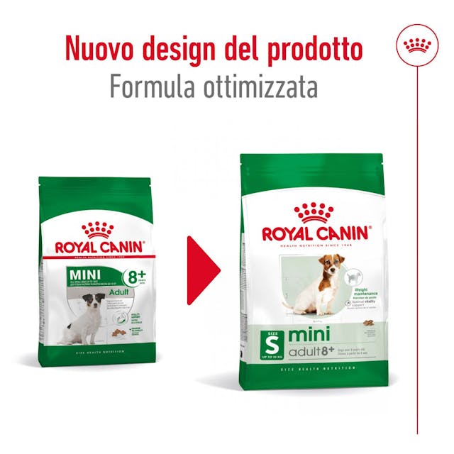 2x2kg Royal Canin Mini Adult 8+ - Crocchette per Cani 2x2kg Royal Canin Mini Adult 8+ - Crocchette per Cani